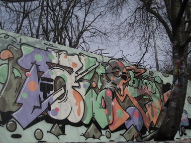 Graffiti Wall - Photo by IG0R - AliB, Ali, Bang