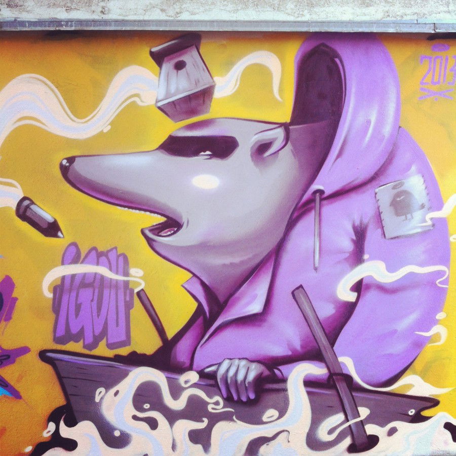 Graffiti Wall in Kazan - Photo by IGOU - IGOU