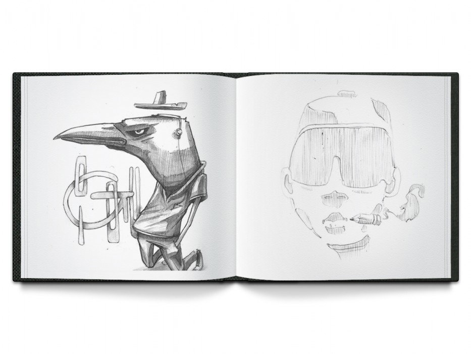 Graffiti Sketch - Photo by IGOU - IGOU