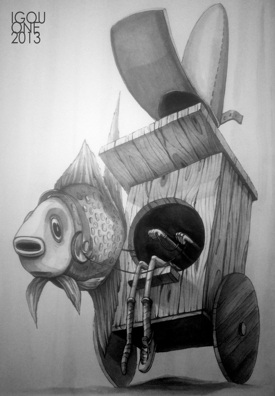 Graffiti Sketch - Photo by IGOU - IGOU