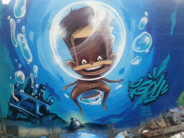 Graffiti Wall in Nk - Photo by IGOU - IGOU