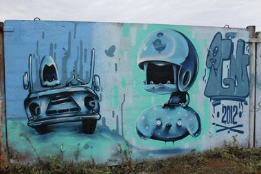 Graffiti Wall in Nk - Photo by IGOU - IGOU