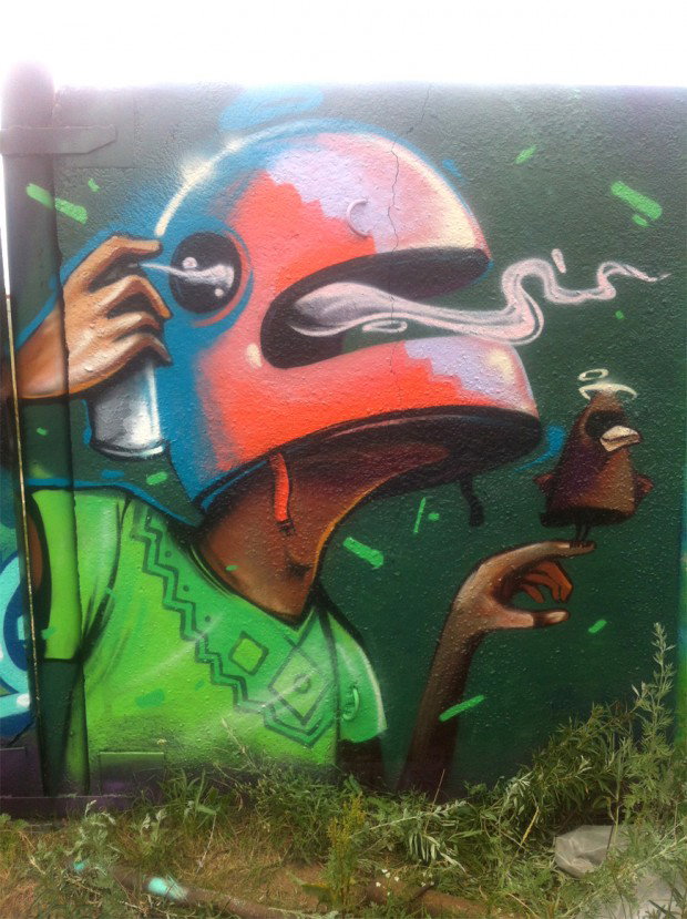 Graffiti Wall in Nk - Photo by IGOU - IGOU