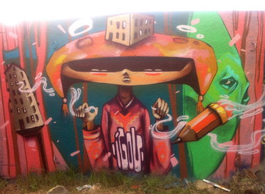 Graffiti Wall in Nk - Photo by IGOU - IGOU