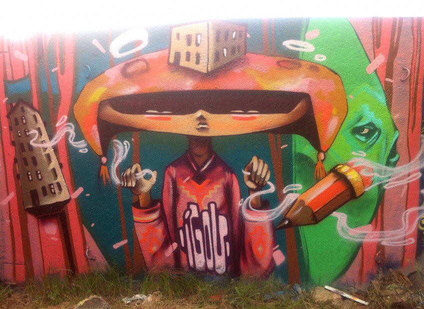 Graffiti Wall in Nk - Photo by IGOU - IGOU