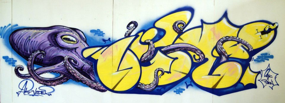 Graffiti Wall in Kazan - Photo by IGOU - QBIC, |, IGOU