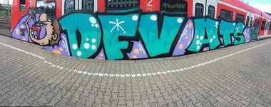 Graffiti Train - Photo by ILikeBigButts - dfv, ats