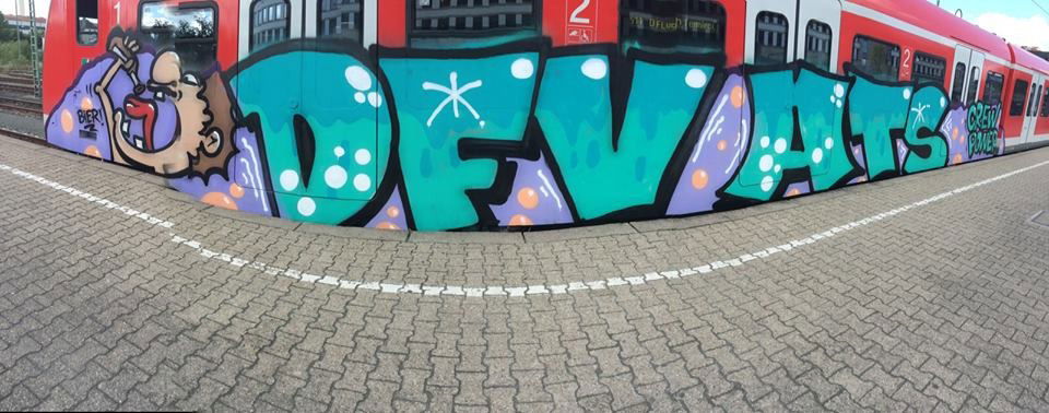 Graffiti Train - Photo by ILikeBigButts - dfv, ats