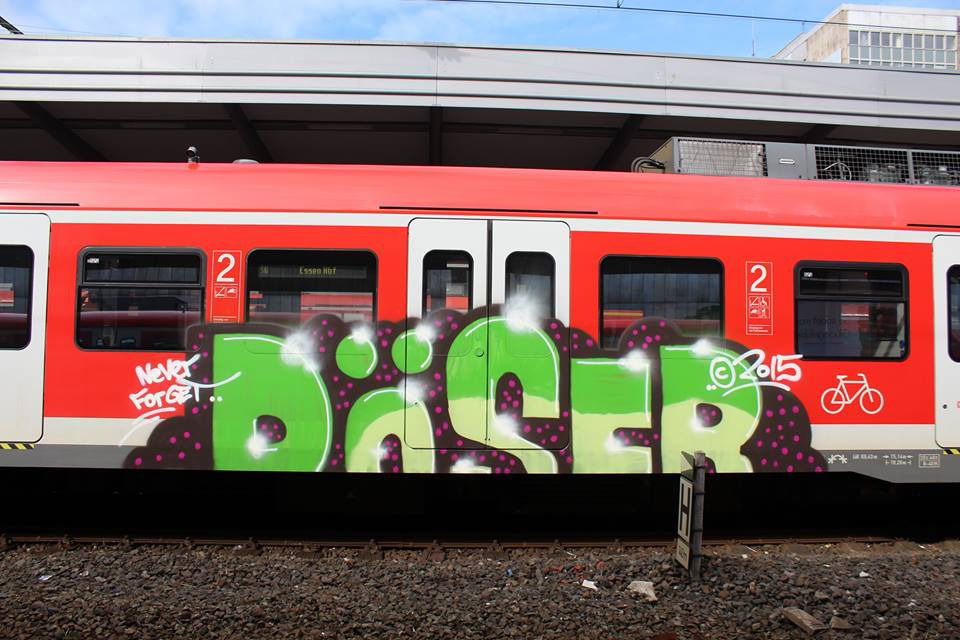 Graffiti Train - Photo by ILikeBigButts - böse, böser