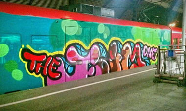 Graffiti Train - Photo by ILikeBigButts - foim