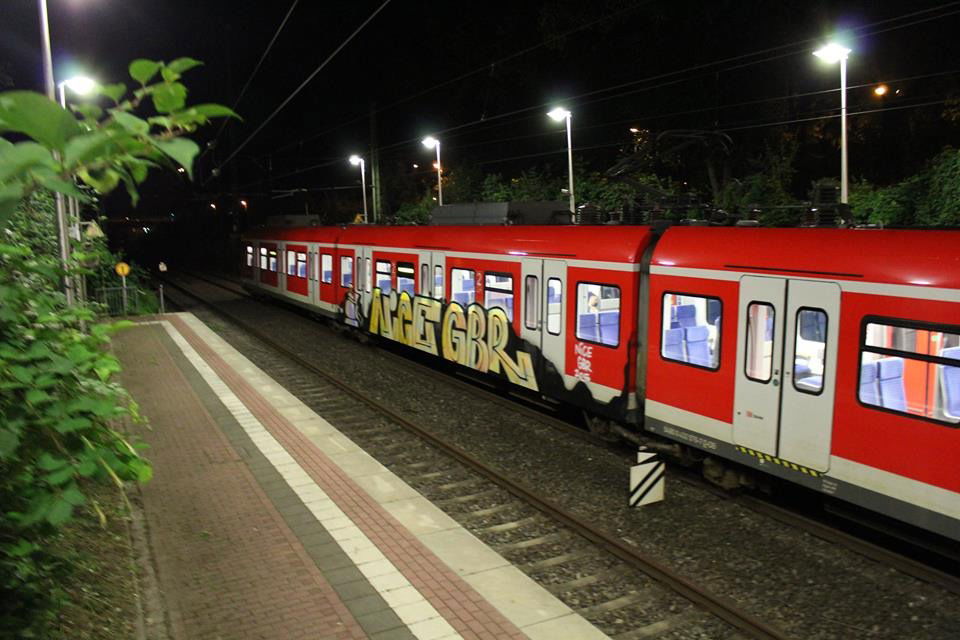 Graffiti Train - Photo by ILikeBigButts - nice, gbr