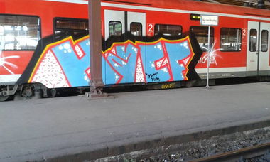 Graffiti Train - Photo by ILikeBigButts - hacf