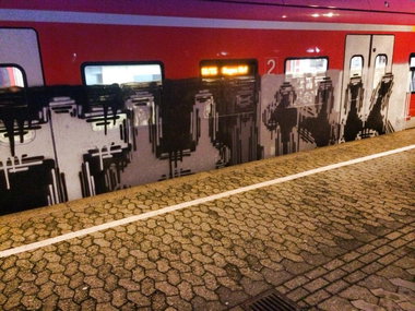 Graffiti Train - Photo by ILikeBigButts - think