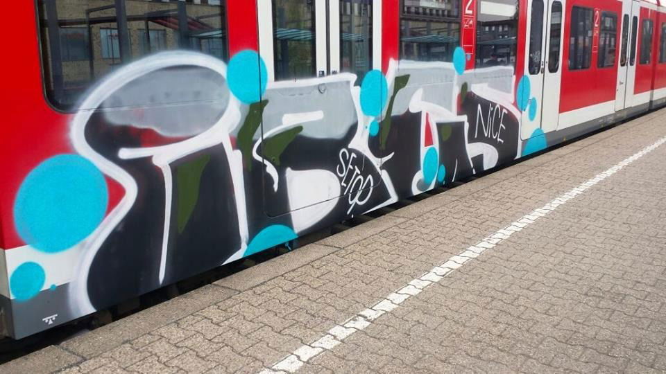 Graffiti Train - Photo by ILikeBigButts - ibes