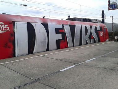 Graffiti Train - Photo by ILikeBigButts - dfv, vrs, wholecar