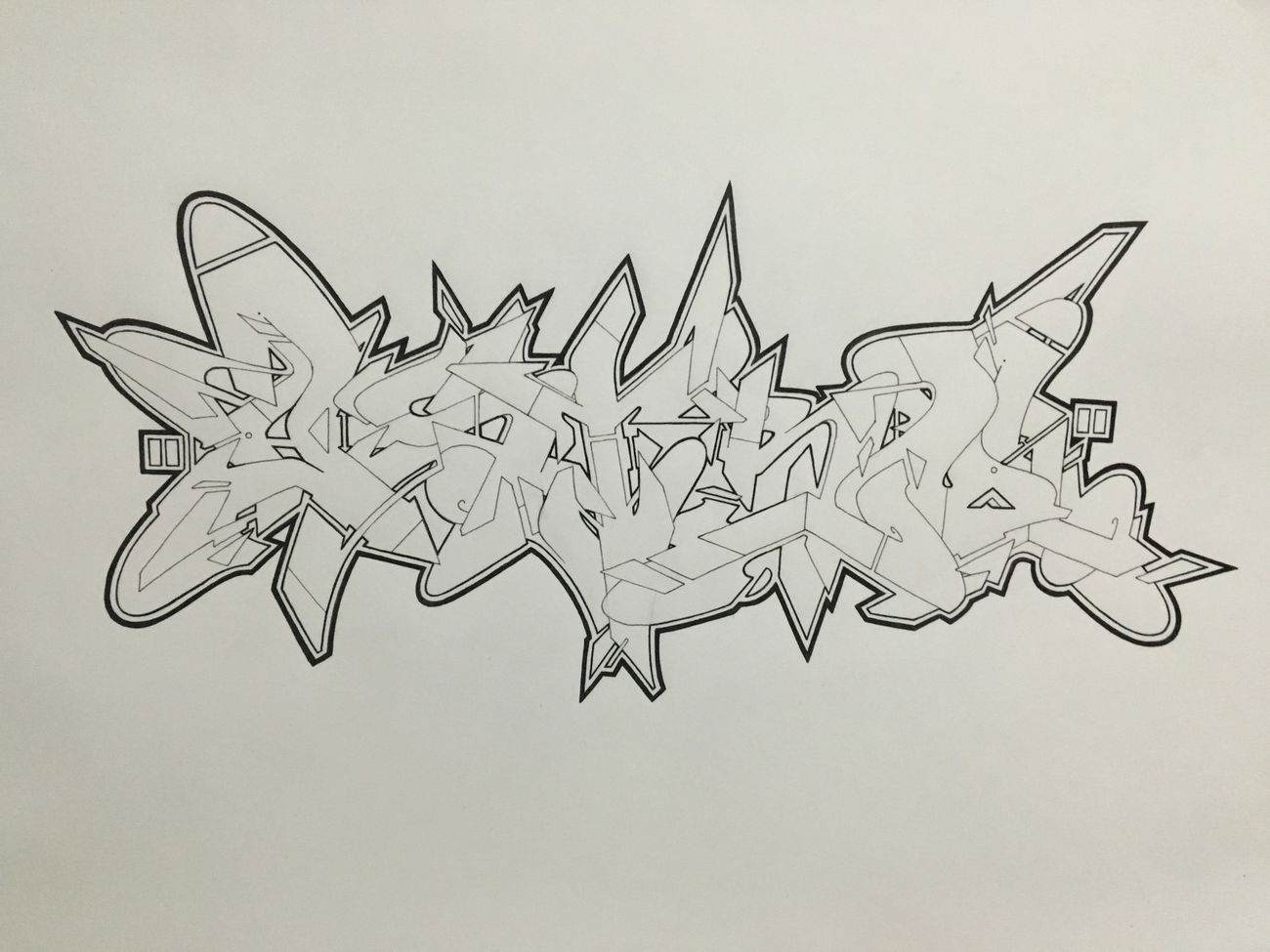 Graffiti Sketch - Photo by IMAGE (2016)