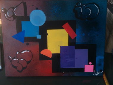 Graffiti Sketch - Photo by IN - canvas (2014)