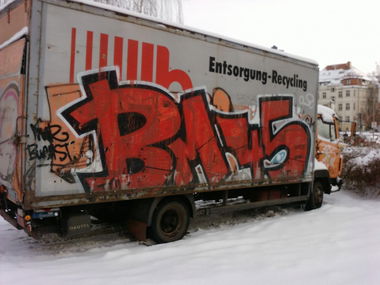 Graffiti Bombing - Photo by INFOrmation - BM, 45, RCS