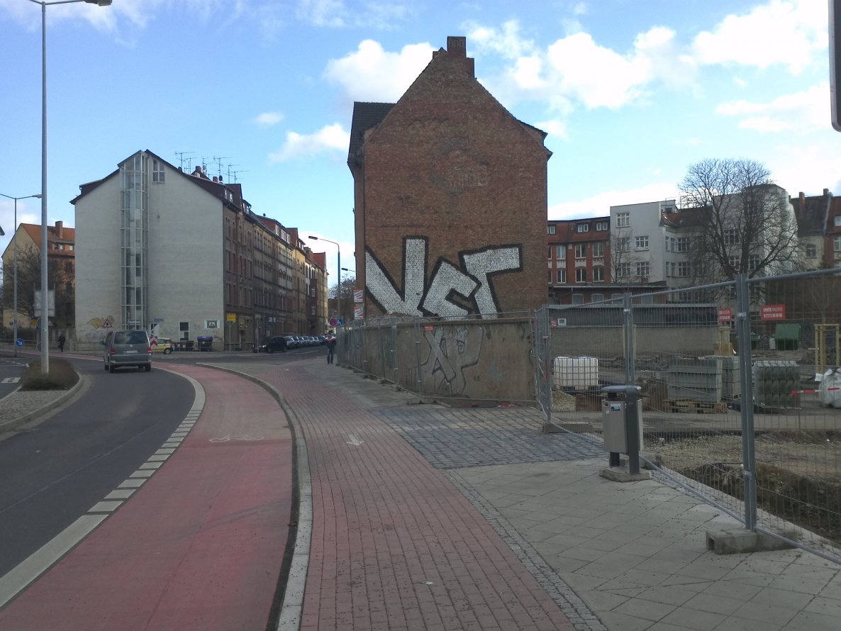 Graffiti Bombing in Erfurt - Photo by INFOrmation - VCR