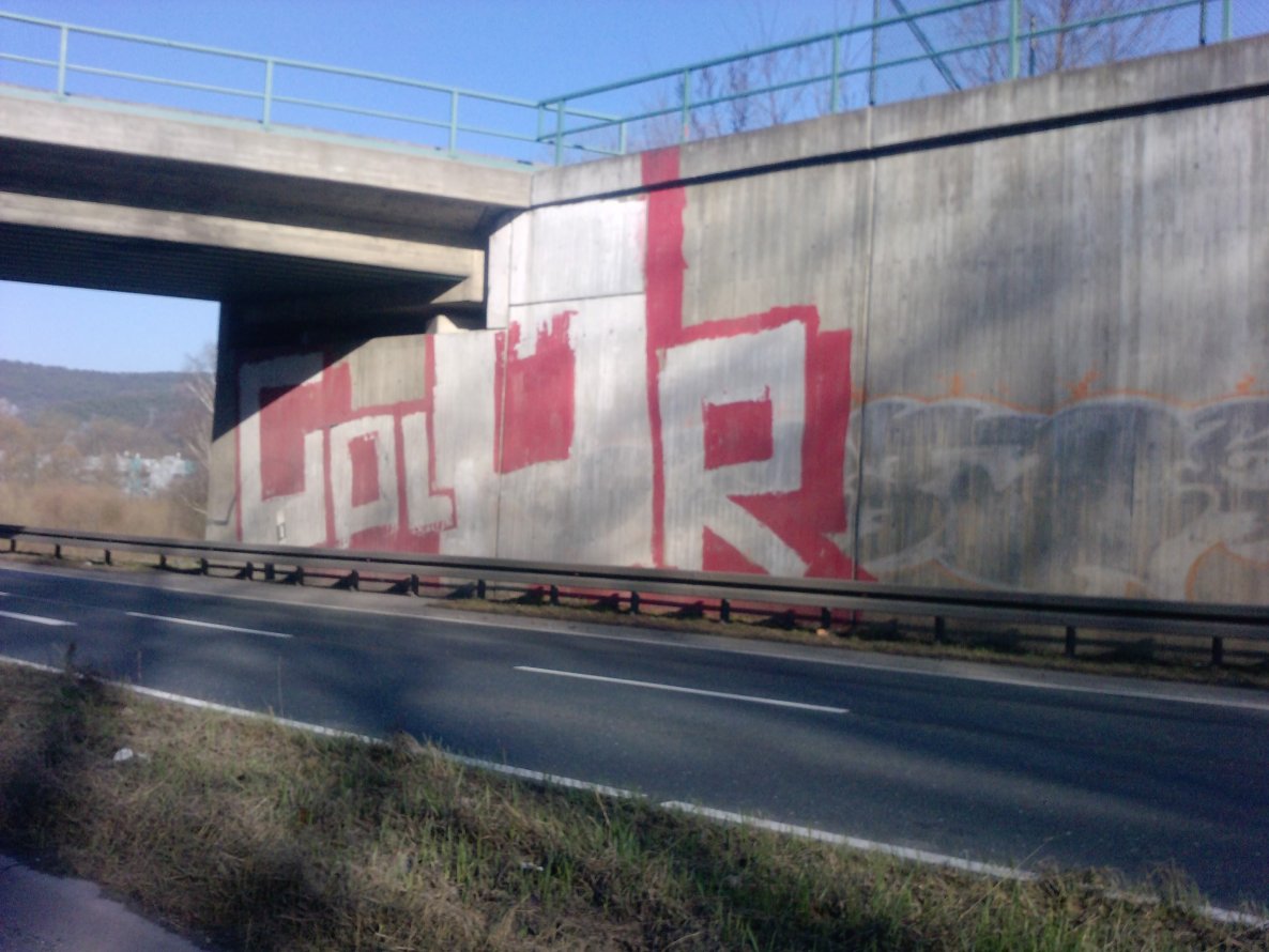 Graffiti Bombing in Rudolstadt - Photo by INFOrmation - Color