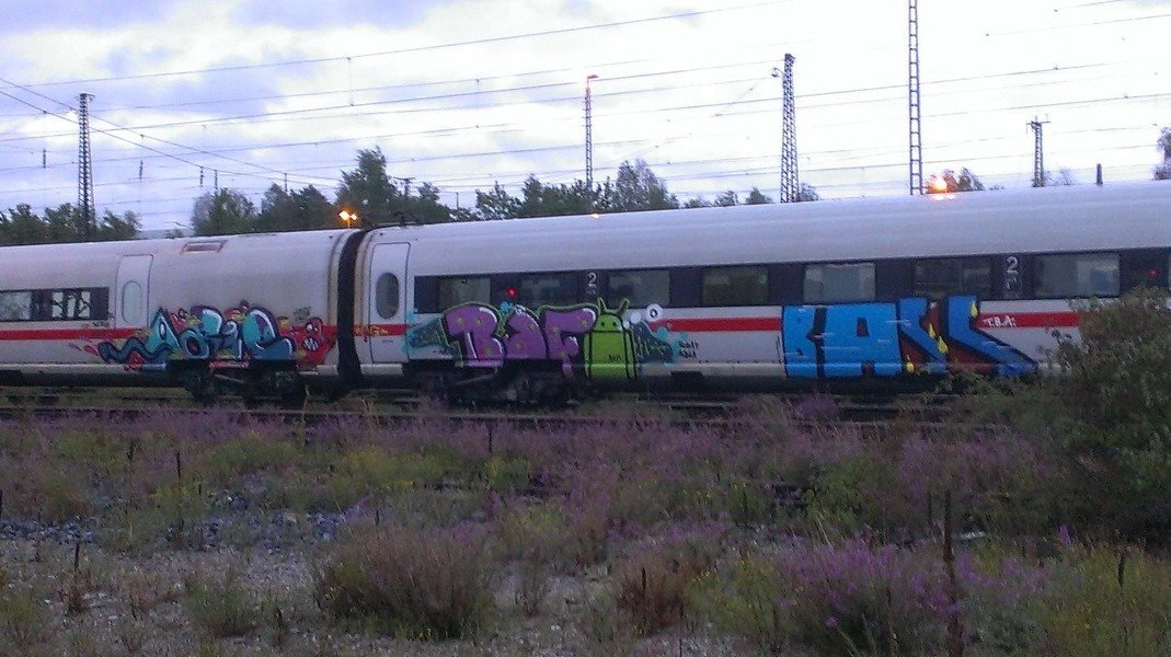 Graffiti Train in München - Photo by INFOrmation (2013)