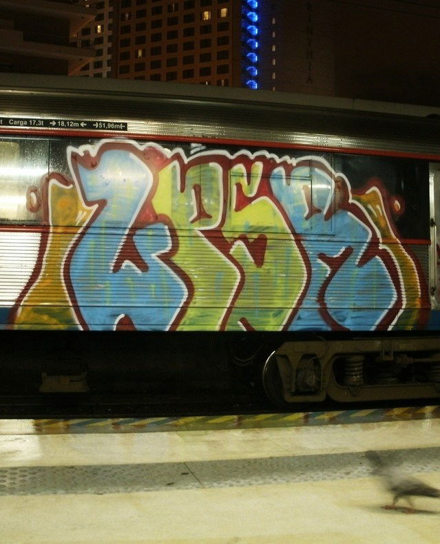 Graffiti Train - Photo by INOX23