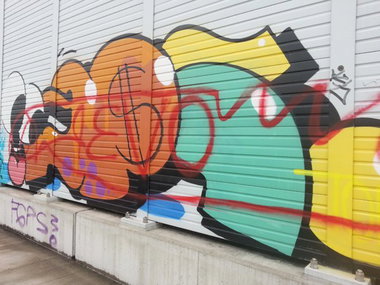 Graffiti Wall - Photo by INTC - taps, REVO, :)