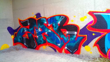 Graffiti Wall - Photo by INTRIGEYOAR - ZarChemnitzPieceBombing (2018)