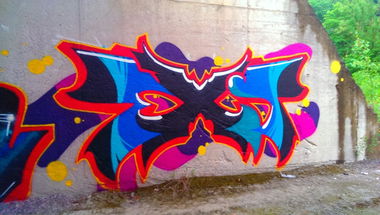 Graffiti Wall - Photo by INTRIGEYOAR - ChemnitzGraffitiExitPiece