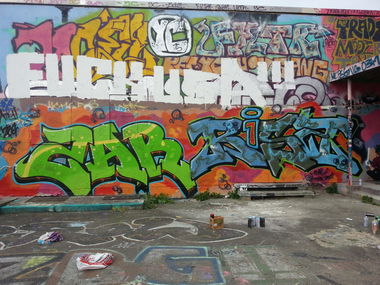 Graffiti Wall in CHEMNITZ - Photo by INTRIGEYOAR - Chemnitz (2016)