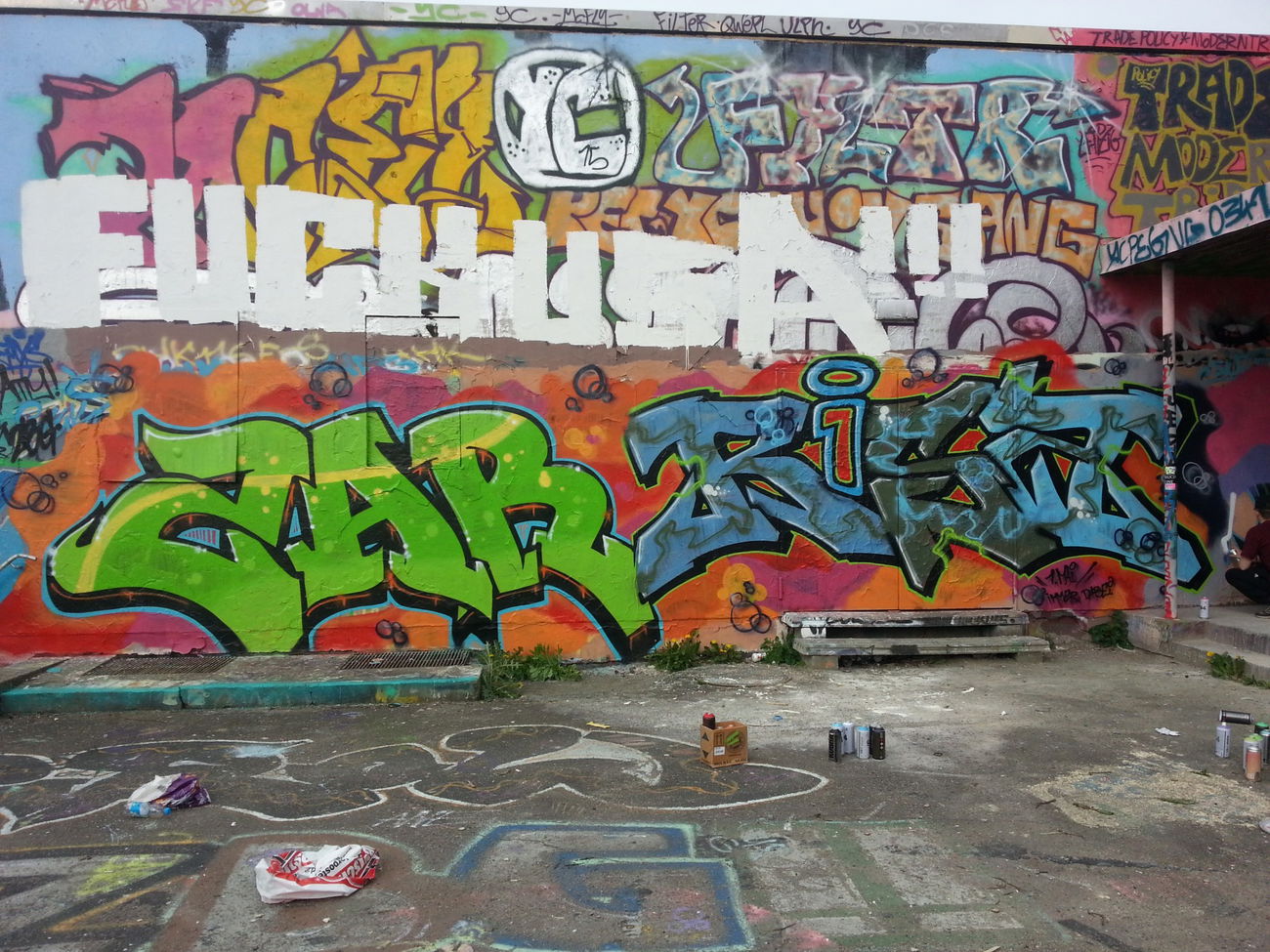 Graffiti Wall in CHEMNITZ - Photo by INTRIGEYOAR - Chemnitz (2016)