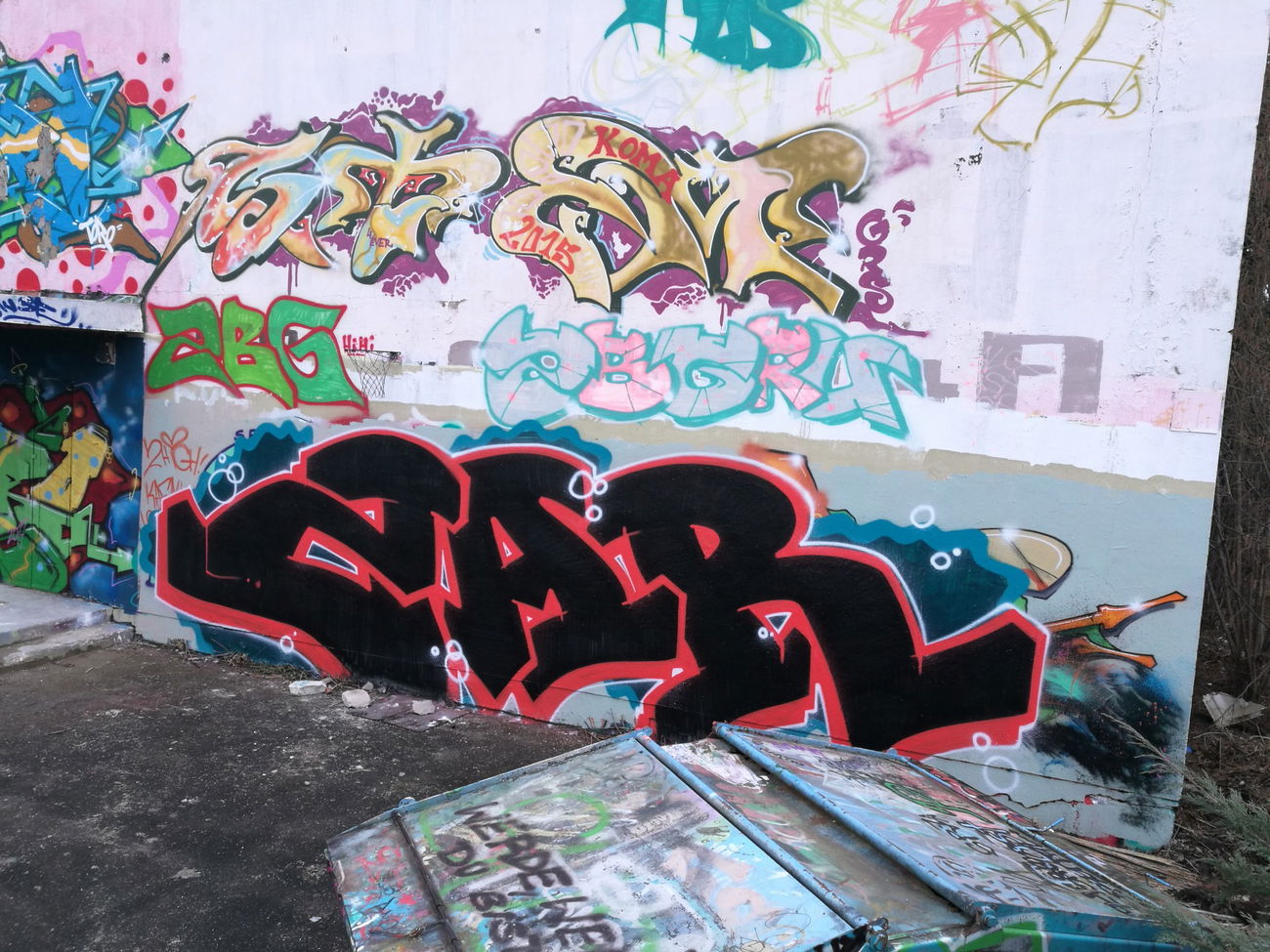 Graffiti Wall in Chemnitz - Photo by INTRIGEYOAR - ChemnitzZARBombimgpiece (2018)