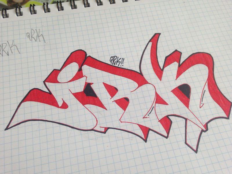 Graffiti Sketch in Leipzig - Photo by IRKCRU - Siek, IRKCRU (2014)
