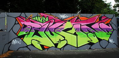 Graffiti Wall in Waltrop - Photo by ISO100 - butan, waltrop, hansa (2013)