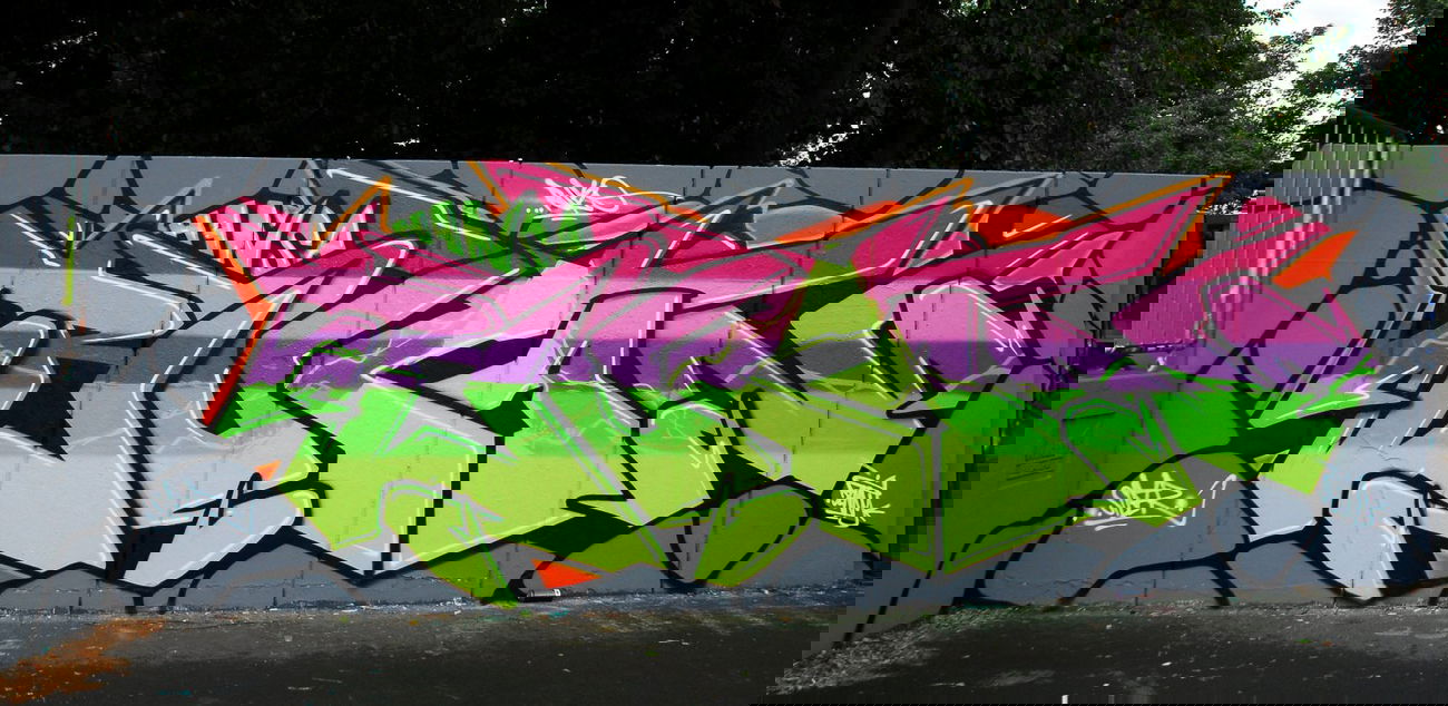 Graffiti Wall in Waltrop - Photo by ISO100 - butan, waltrop, hansa (2013)