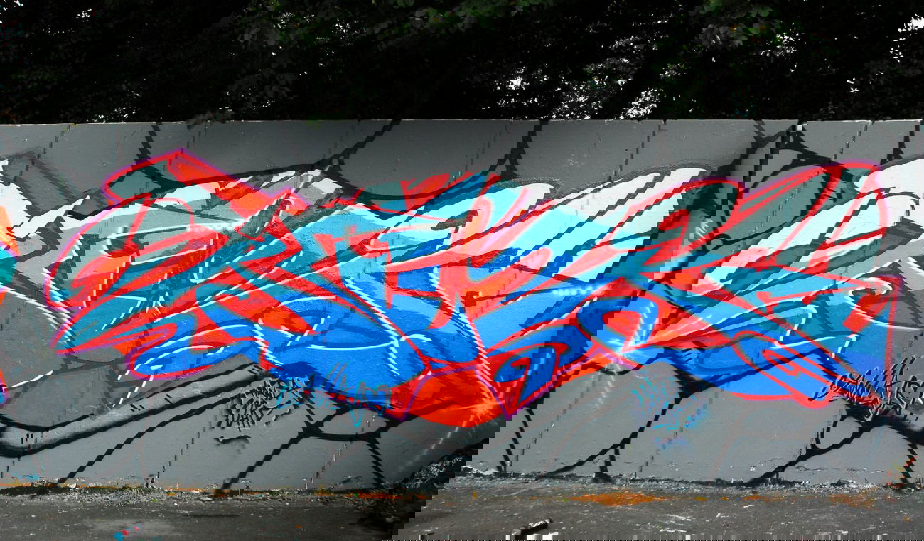 Graffiti Wall in Waltrop - Photo by ISO100 - ruko, waltrop, hansa (2013)