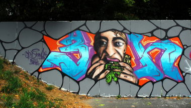 Graffiti Wall in Waltrop - Photo by ISO100 - 3h, id, waltrop (2013)