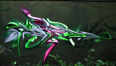 Graffiti Wall in Dortmund - Photo by ISO100 - kibe, fsm, dortmund (2013)