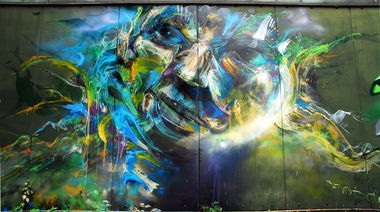 Graffiti Wall in Dortmund - Photo by ISO100 - bird, fsm, dortmund (2013)