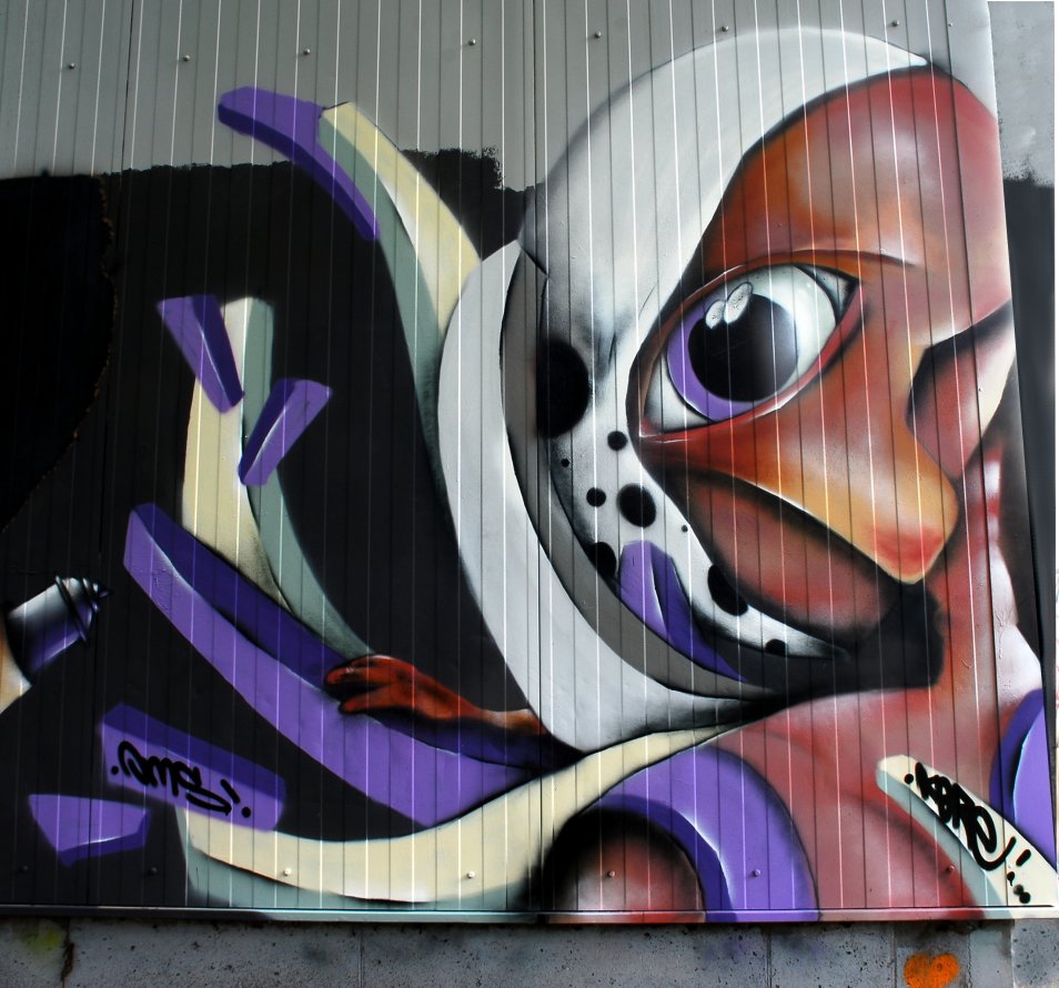 Graffiti Wall in Dortmund - Photo by ISO100 - kore, oms, dortmund (2013)