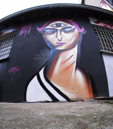 Graffiti Wall in Dortmund - Photo by ISO100 - voodoo, oms, ahoi-jam