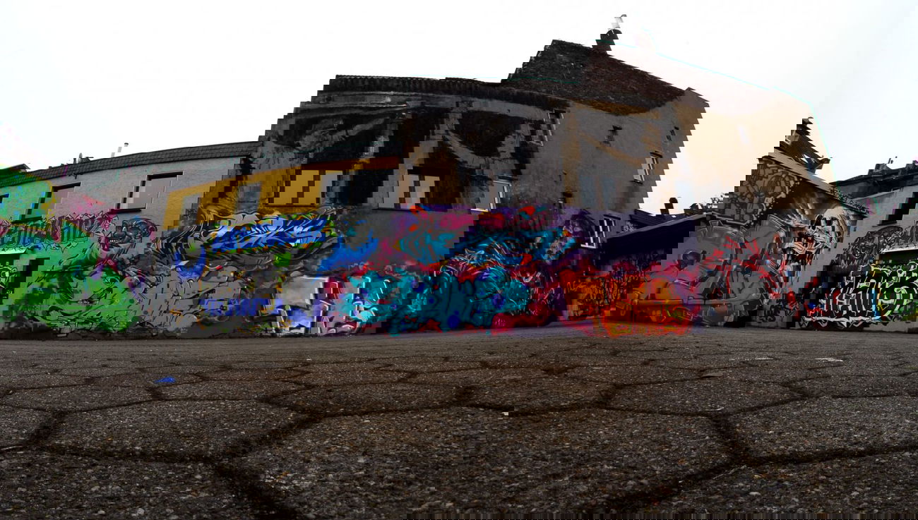 Graffiti Wall in Dortmund - Photo by ISO100 - ahoi-jam, dortmund (2013)