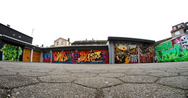 Graffiti Wall in Dortmund - Photo by ISO100 - ahoi-jam, dortmund (2013)