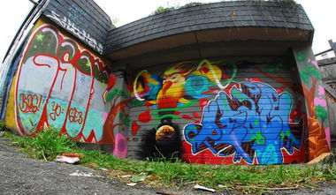 Graffiti Wall in Dortmund - Photo by ISO100 - ahoi-jam, dortmund (2013)