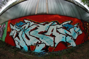 Graffiti Wall in Dortmund - Photo by ISO100 - Butan, Hansa (2014)