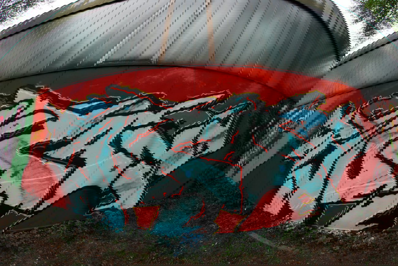 Graffiti Wall in Dortmund - Photo by ISO100 - Butan, Hansa (2014)