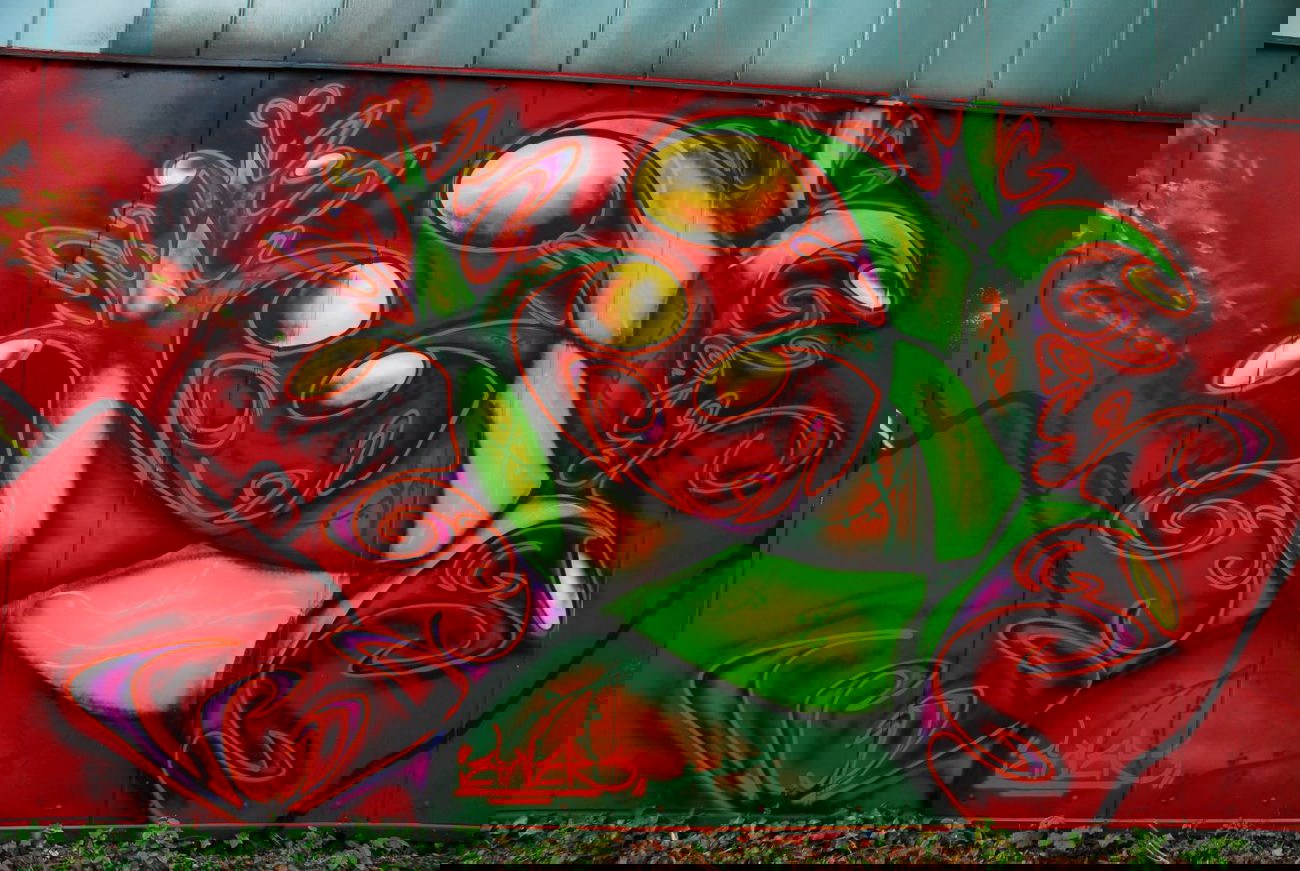 Graffiti Wall in Dortmund - Photo by ISO100 - Einer (2014)