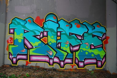 Graffiti Wall in Dortmund - Photo by ISO100 - Rife (2014)