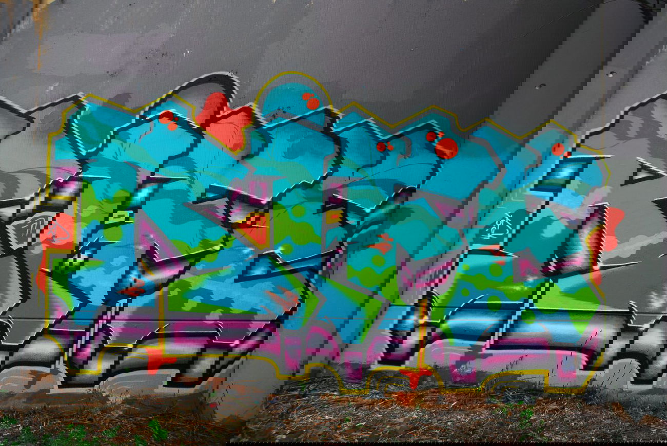 Graffiti Wall in Dortmund - Photo by ISO100 - Rife (2014)