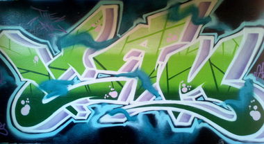 Graffiti Wall in Hamburg - Photo by Ican - Ican, cazo, pk (2013)
